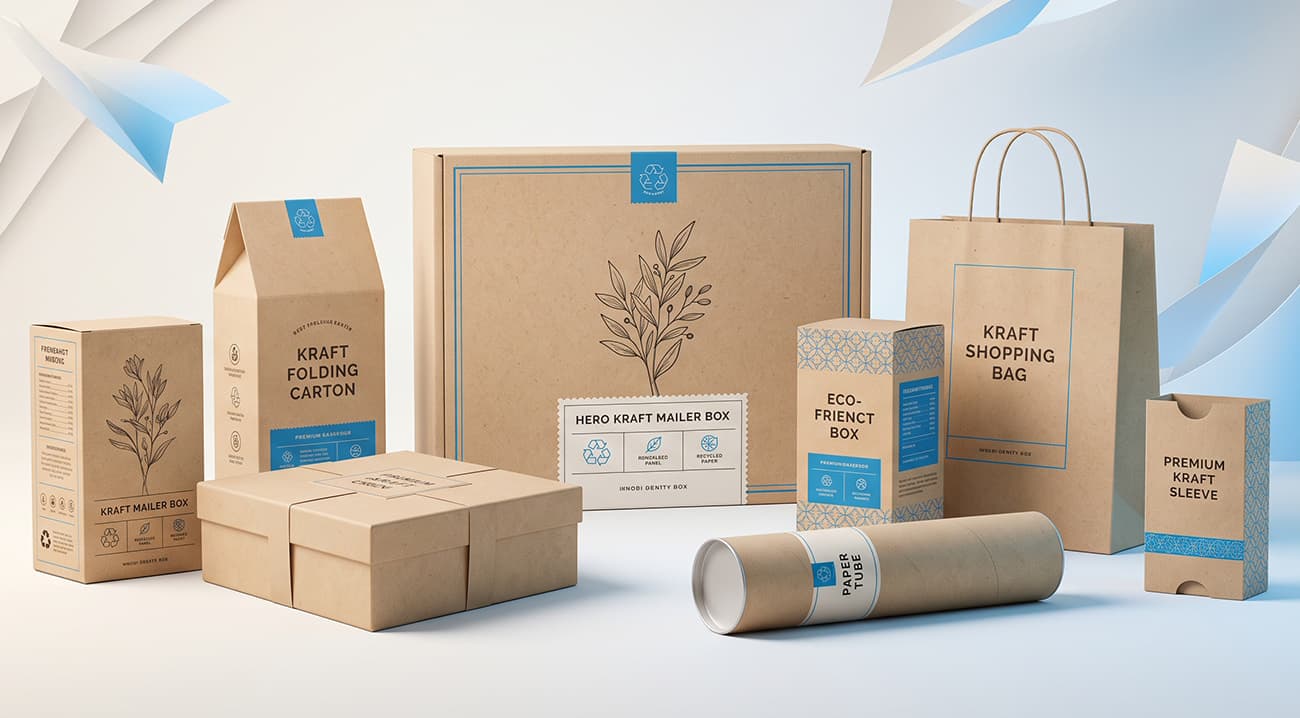 Custom printed boxes with vibrant branding for retail packaging