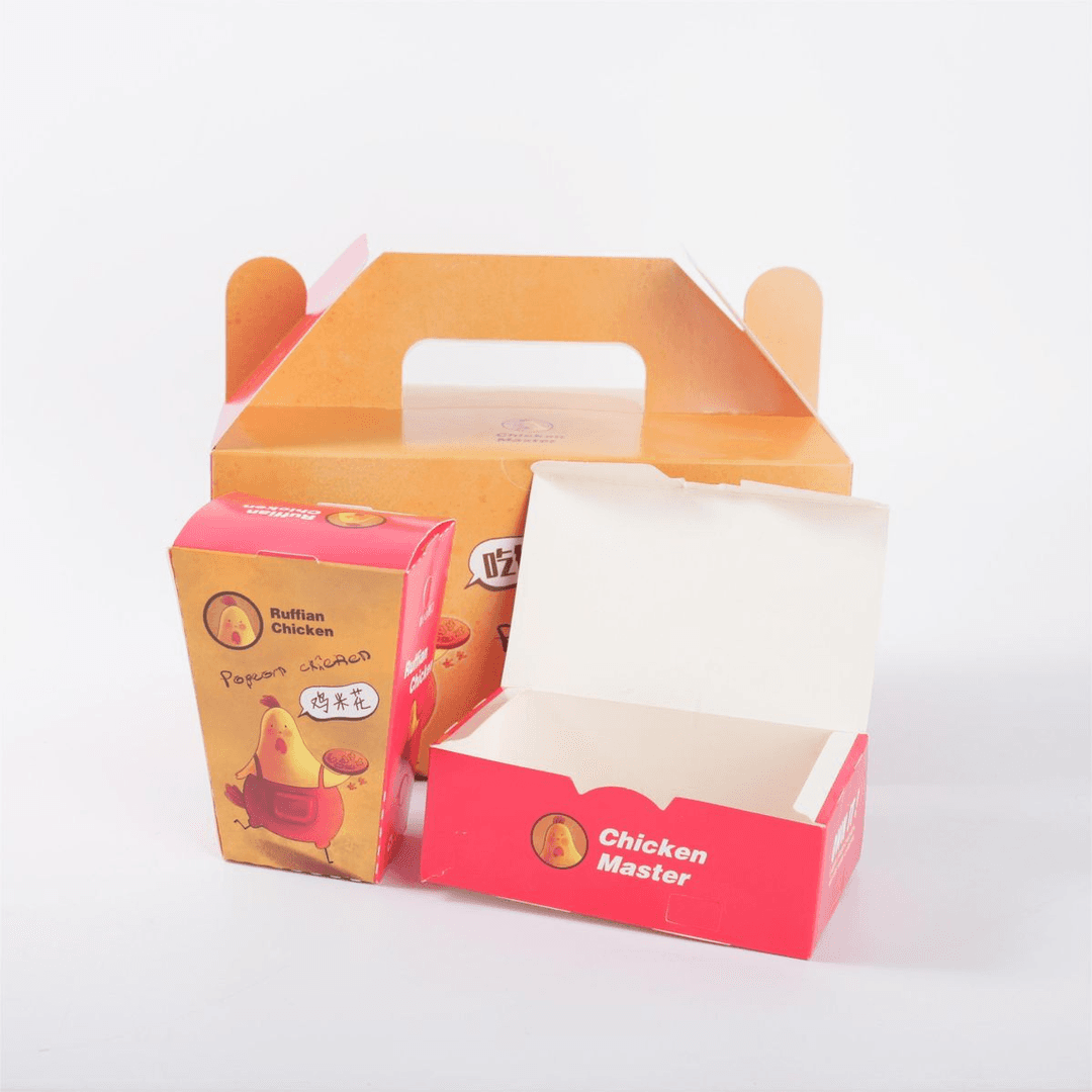 Small eco-friendly chicken meal boxes